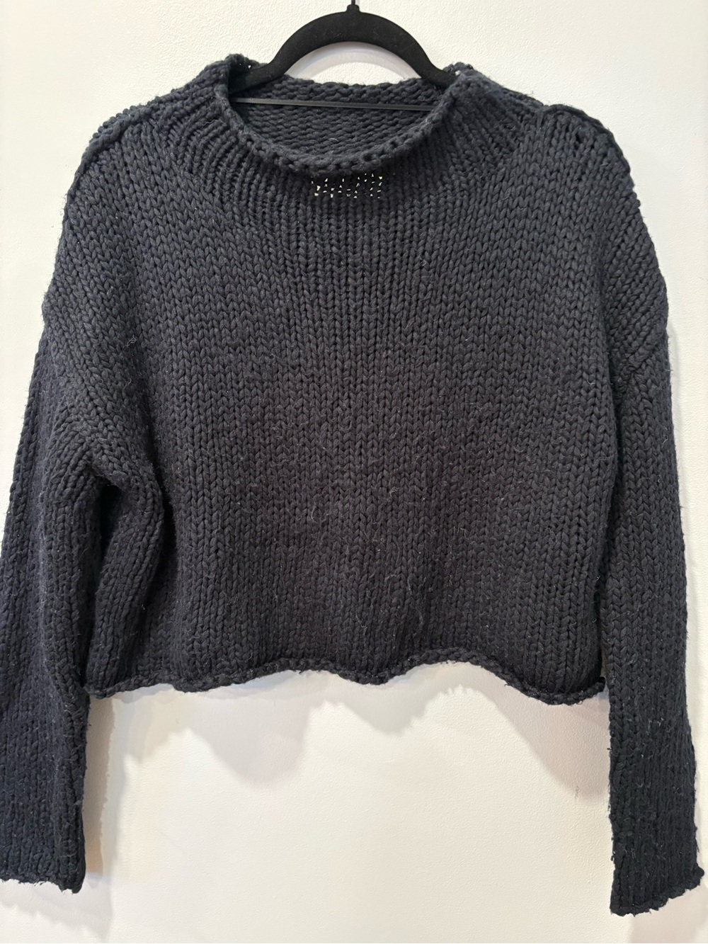 Free People Sweater Navy Size Medium